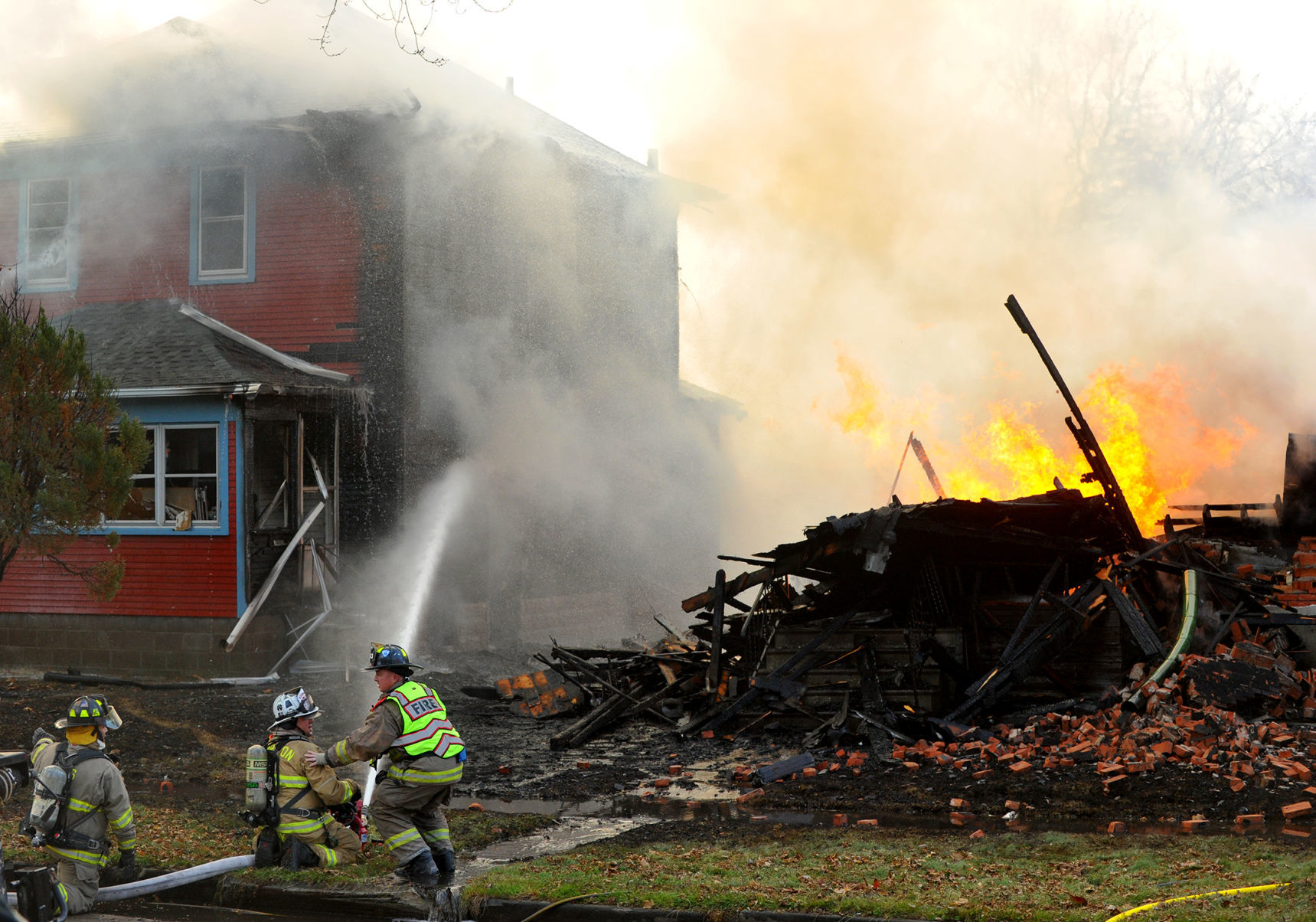 Silvis house fire on 8th street